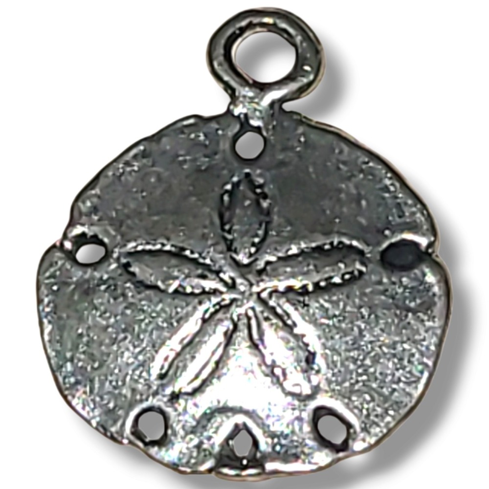 Vintage Sterling Silver 925 Sand Dollar Charm 1.5g